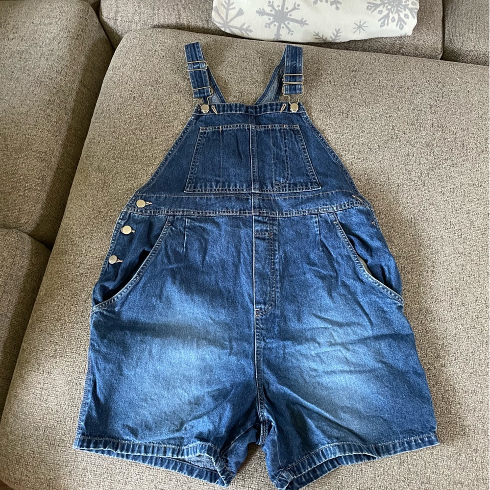Motherhood Maternity Size Small Denim Overalls
